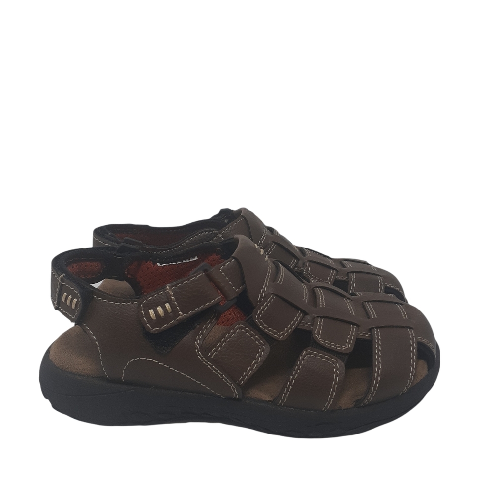 Arizona Designer Boys Brown Coast Jr Sandals Size 2